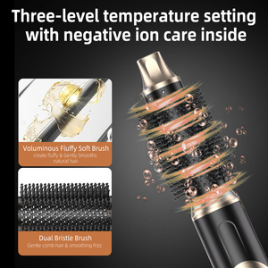 <span class=keywords><strong>Sèche</strong></span>-brosse à cheveux interchangeable 1000W 6 en 1 avec lisseur fer à friser <span class=keywords><strong>silencieux</strong></span> hôtel usage domestique moteur à courant alternatif ionique <span class=keywords><strong>électrique</strong></span> - Product Image 3