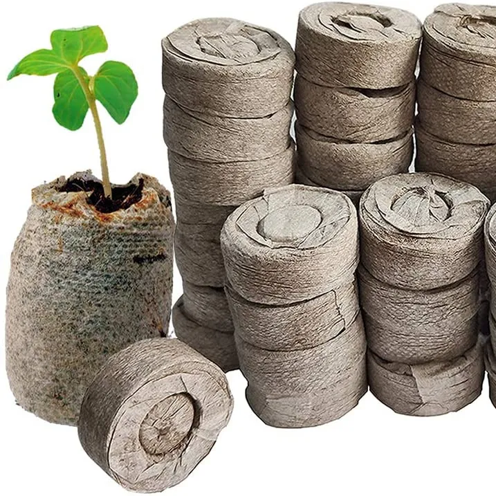 Pellet di biomassa di cocco per tappi di avviamento per piantine da giardino