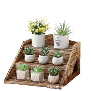 Wooden <b>Display</b> <b>Rack</b> 3 Tier For Succulents Candles Soaps Cupcakes Desktop Organizer Indoor Use - Product Image 3