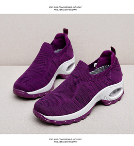 <span class=keywords><strong>Scarpe</strong></span> da <span class=keywords><strong>Donna</strong></span> con Tomaia in Maglia, Suola in Gomma e Cuscinetto d'Aria <span class=keywords><strong>per</strong></span> Camminata, Jogging e Palestra, Primavera-Autunno-Estate - Product Image 6