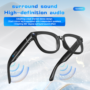 Lunettes intelligentes IA avec caméra HD, appels Bluetooth, traduction en temps réel, double microphone, conversation audio claire - Product Image 3