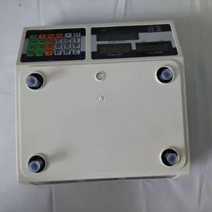 LCD hiển thị màu trắng cơ thể nhiệm vụ nặng nề khay nhựa tấm điện Quy mô 40kg Công suất chính xác cao Load cell - Product Image 5