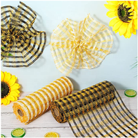 Fournitures de fabrication de pétales de tournesol maille de toile de jute plate pour maison/hôtel/Bar/café décoration maille de Poly