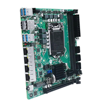 Carte mère NAS C246 ITX 8 SATA 3.0 4*I226 2.5G 2*M.2 NVME 2*DDR4 PCIE 16X Carte NAS LGA1151 Prise en charge du processeur Core 8e/9e génération