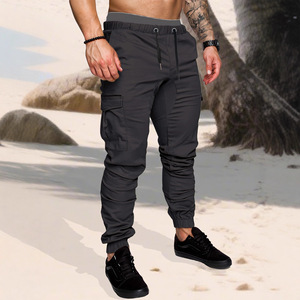 Nuovi <span class=keywords><strong>Pantaloni</strong></span> Cargo da Uomo alla Moda <span class=keywords><strong>con</strong></span> Coulisse per Sport all'Aperto, Jogging, <span class=keywords><strong>con</strong></span> Tasche Laterali, <span class=keywords><strong>Pantaloni</strong></span> da Tuta all'Ingrosso - Product Image 2