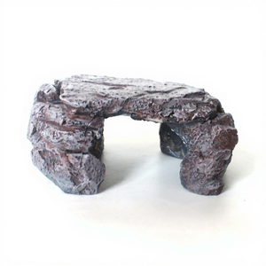 Caverna Nascondiglio per Rettili di Alta Qualità in Resina Effetto Roccia per Gechi, Tartarughe, Rane Cornute, Serpenti - Decorazione per Terrari - Product Image 3