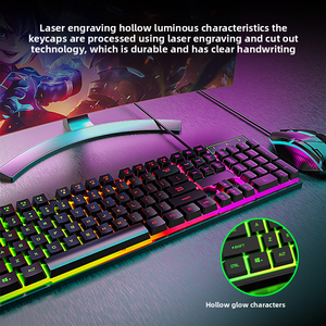 Bán buôn 104-Key LED Backlit kích thước đầy đủ thá<span class=keywords><strong>i</strong></span> có dây PC chơ<span class=keywords><strong>i</strong></span> Game bàn phím teclade cho văn phòng Máy <span class=keywords><strong>t</strong></span>ính để bàn USB ROHS chứng nhận - Product Image 4