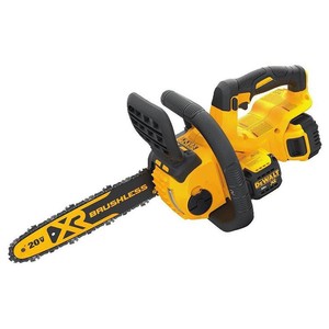 Tronçonneuse sans balais 20V DCM565 de 12 pouces avec batterie lithium-ion pour la coupe et la sculpture du bois de jardin - Product Image 3