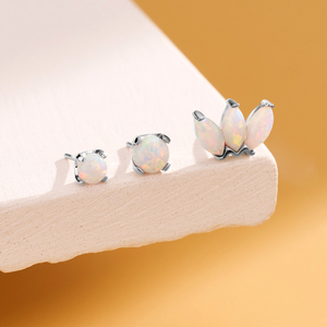 Lujo G23 titanio <span class=keywords><strong>Piercing</strong></span> corazón estrella Threadless Conch <span class=keywords><strong>Daith</strong></span> extremos nariz pendiente cuerpo joyería - Product Image 1