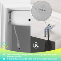 Stores romains motorisés sans perçage Stores romains Wifi Smart Control Stores romains pour fenêtre pour chambre