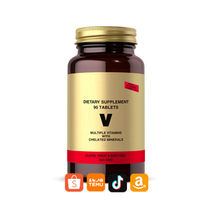 Complément alimentaire naturel Meta, multivitamines avec minéraux chélatés, 90 comprimés, compatible végétalien - Product Image 1