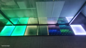 Hot di động sàn nhảy múa LED ánh sáng Glass Infinity gương Bảng điều chỉnh 3D hiệu ứng LED Dance Floor đối Wedding party - Product Image 3