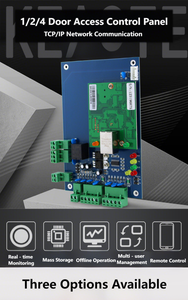 CR-AC124-2 125KHz/13.56MHz TCP/IP Wiegand Carte de contrôle d'accès pour deux portes, lecteur de cartes RFID, contrôleur d'accès biométrique - Product Image 4