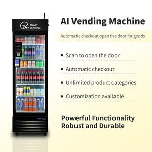 HAHA AI Smart Commercial Refrigerated Vending Machine Open-Front Design Contactless Payment Visual Recognition App SDK 360 <b>mini</b> - Product Image 3