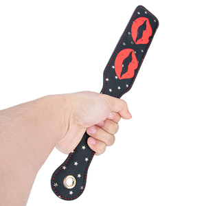 Pagaie de fessée classique style Kiss, jouet <span class=keywords><strong>sexy</strong></span> pour femme, bondage en forme de cœur pour jeu de couple - Product Image 4