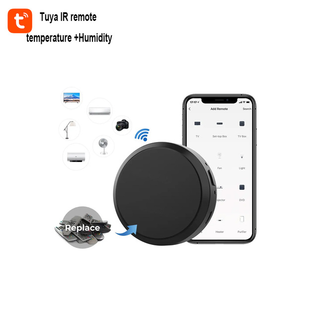 Tuya WiFi Temperature Humidity Sensor with IR Remote Control Smart Life Automation Alexa & Google Home Voice Control Infrared