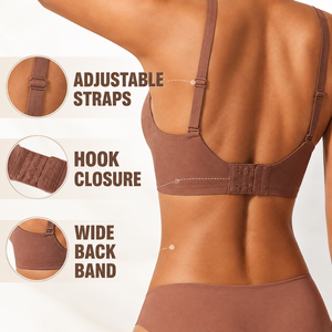 <span class=keywords><strong>Reggiseno</strong></span> Sportivo Push-Up <span class=keywords><strong>Senza</strong></span> Fili per Donna, <span class=keywords><strong>Senza</strong></span> Cuciture, con Coppe 3/4, Imbottiture Rimovibili, Traspirante ed Ecologico - Product Image 3