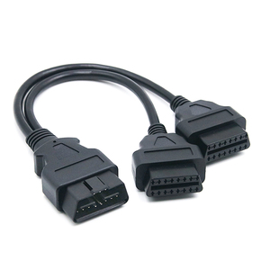 Cable adaptador OBD 2 en 1 tipo Y, extensión de 16 pines macho a hembra, 1 a 2 conector macho hembra, Cable OBD2 para máquina OBD - Product Image 3