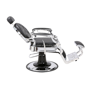 Cadeira de Barbeiro Reclinável Moderna em Couro Sintético Clássica para Barbearia e Salão de Beleza - Product Image 5