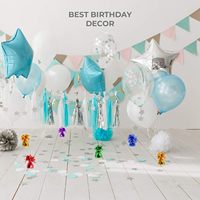 12 PKS Ballon Lourd Poids Métallique Feuille Ballons Fête D'anniversaire & Table De Mariage Centre De Table Ballon Poids