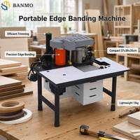 BANMO Bandeuse de chants manuelle compacte 13 kg, machine à chants de table pour le bois, idéale pour le bricolage à domicile, les petites ateliers de menuiserie et les fabricants de meubles sur mesure