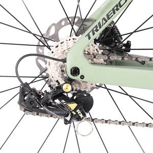 Bicicletta da Corsa in Carbonio con Freno a Disco e Cablaggio Interno Testata UCI con Gruppo LT-WOO - Product Image 5