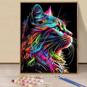 Kit de pintura por números arte estilo impresionista Diy Kit de pintura al óleo lienzo al óleo arte de pared pintura personalizada por diseñador de números 16*20 pulgadas - Product Image 3