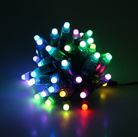 Vente en gros 12mm WS2811 IC RGB couleur Pixel lumière LED DC 5V entrée IP68 étanche 2811 RVB numérique LED Pixel lumière