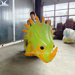 Xe ô tô đồ chơi khủng long điện hoạt hình điều khiển bằng pin 24V, 5 bánh chịu mài mòn, dành cho trẻ em, đang bán - Product Image 3