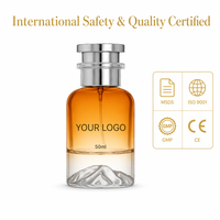 Parfum Chaud Ambré Personnalisé OEM Marque Privée 200 pièces Faible MOQ EDP 50ml