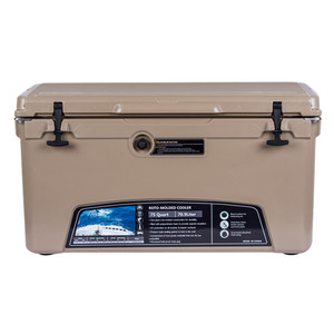 Glacière rotomoulée KUER-B 75Qt, portable, pour le camping en plein air, forme rectangulaire, avec isolation en mousse - Product Image 1