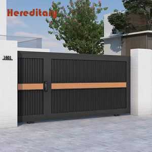 Portails automatiques motorisés en <span class=keywords><strong>aluminium</strong></span>, portails de jardin modernes, portails coulissants de villa, portails d'entrée en <span class=keywords><strong>aluminium</strong></span> électriques - Product Image 2