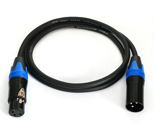 Tùy chỉnh pháo XLR Microphone Mixer Cáp nam nữ đôi shielded đen kim loại với <span class=keywords><strong>RCA</strong></span> nối 10m 20m 25M 30mlength - Product Image 4