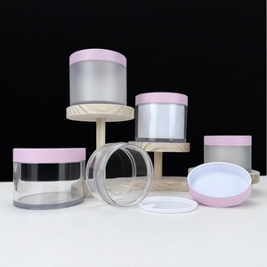 Empty <b>Plastic</b> Pet <b>Jars</b> with Lid for Cosmetics Packaging <b>Jar</b> Thick 5mm Wide Mouth Cream <b>Jar</b> Cosmetic Set Packaging Containers - Product Image 6