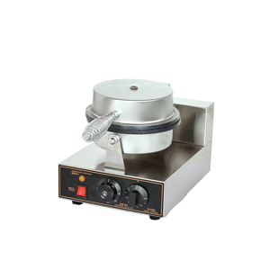 เครื่องทำวาฟเฟิลไข่แบบหัวเดียว 1.2KW ควบคุมอุณหภูมิได้ 50-250 ° เครื่องทำวาฟเฟิลไฟฟ้าเชิงพาณิชย์สำหรับร้านเบเกอรี่และคาเฟ่ - Product Image 2