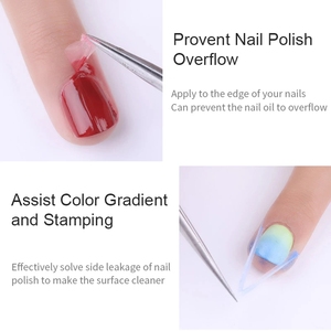 10 ml <span class=keywords><strong>Esmalte</strong></span> de <span class=keywords><strong>uñas</strong></span> Líquido Peel Off Tape Proteger Pegamento Barniz Anti-derrame Látex Secado rápido Cuidado DE LA PIEL Nail Art Protector - Product Image 4