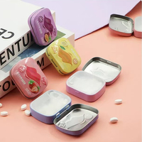 Tinnen Doos Mint Candy Metalen Doos Kauwgom Kus Verse Adem Mint Tablet Hard Snoep