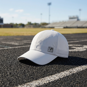 Thereoface Gorra de béisbol blanca de 6 paneles, transpirable, ajustable, deportiva, para adultos, protección solar, para primavera y verano, para exteriores - Product Image 3