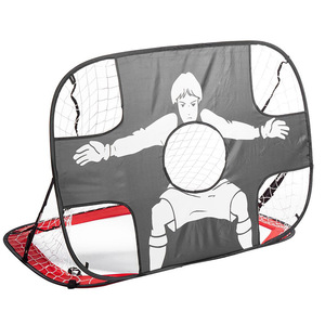 Portería de Fútbol Plegable de Nailon Rojo y Azul ARYDA, Marco de Portería de Juguete Portátil con Rebote, Objetivo de Entrenamiento de Tiro al Aire Libre, Tela de Portería de Fútbol 120x80x80 - Product Image 1