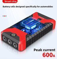 Dernier modèle de démarreur de secours portable 12V pour véhicules, avec fonction d'éclairage et alimentation d'urgence pour voitures