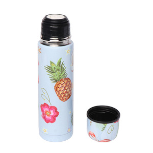 Vaso Térmico GZYSL con Diseño de Flamencos, Doble Pared de Acero Inoxidable, Aislamiento al Vacío de 24 Horas, con Indicador de Temperatura - Product Image 3