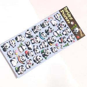 Nekoni 3D Puffy Puppy Kitty Panda Lézard Escargot Tortue Hérisson Beetle Autocollant pour Mousse Animal Autocollant Feuille - Product Image 3