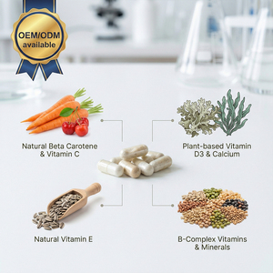 Vitaminas y Minerales, Cápsulas de Gelatina Dura Multivitamínicas, 29 Tipos, Nutrición de Espectro Completo, Alta Actividad, Fácil Absorción, Dosis Diaria para Adultos - Product Image 3