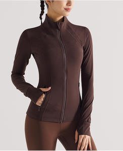 Chaqueta Deportiva Ligera de Secado Rápido para Mujer, Transpirable, Ajustada a la Cintura, para Yoga y Running - Product Image 2