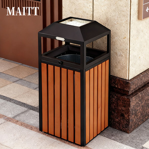 Customized outdoor trash cans, stainless steel recycling <b>bins</b>, outdoor fruit peel <b>bins</b>, for parks, residential areas, scenic - Product Image 4