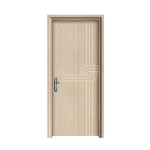 Novo Design Moldado WPC MDF Folha Madeira Porta Painel Pele Com Preço Barato Para Decoração De Casa