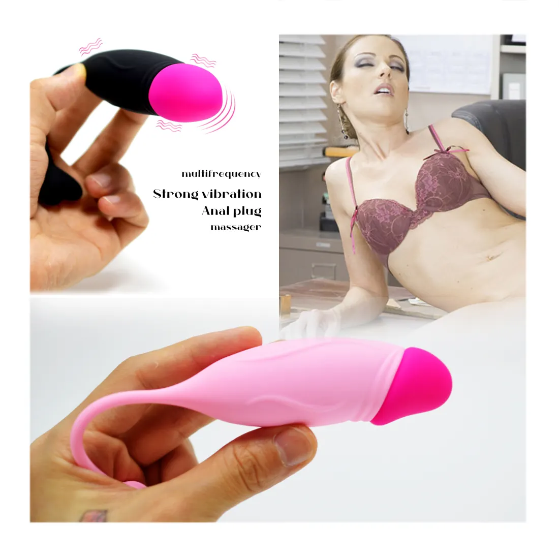 Uzaktan güçlü 10 hız titreşimli külot vibratör erkekler ve kadınlar için şarj edilebilir seks oyuncak g-spot vibratör Woma için seks oyuncakları