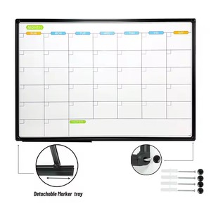 Planificateur hebdomadaire et mensuel personnalisé, impression UV, tableau blanc magnétique effaçable à sec, cadre en aluminium - Product Image 2