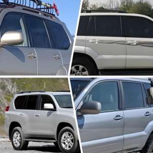 Jeu de moulures de ceinture pour fenêtre de <span class=keywords><strong>porte</strong></span> Remplacement pour 2003 2004 2005 2006 2007 2008 2009 Toyota Land Cruiser Prado Lexus - Product Image 5