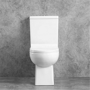 Inodoro de porcelana <span class=keywords><strong>sanitario</strong></span> de fábrica, inodoro de cerámica de dos piezas redondo para baño y hogar - Product Image 3